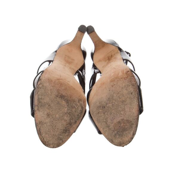 ❤️Manolo Blahnik Patent Leather Slingback Buckle Heels❤️ - Picture 5 of 5